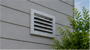 Exterior air conditioning vent