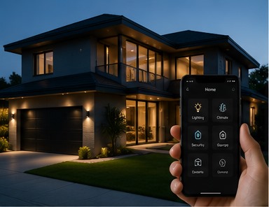 Smart home automation control panel