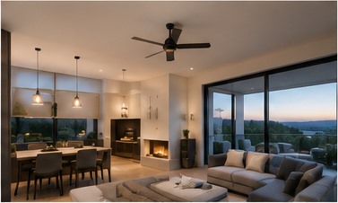 Smart home automation dashboard