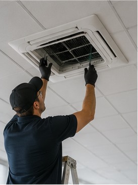 Ceiling unit maintenance
