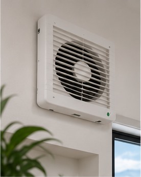 Wall ventilation extractor