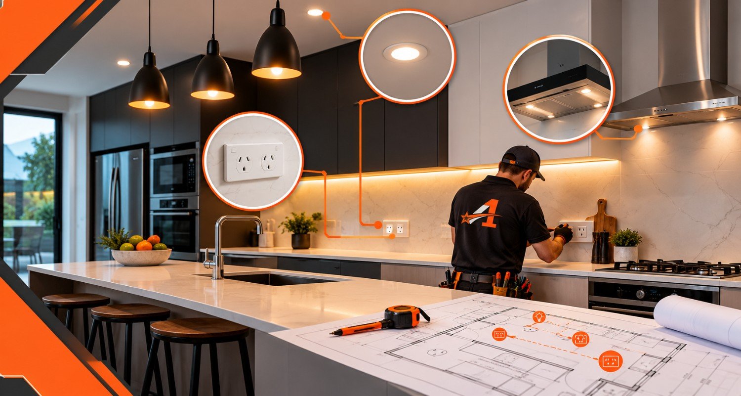 Kitchen Renovation Electrical Planning: Power Points, Lighting and Appliances